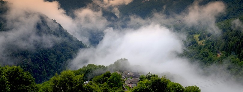 veduta sulla valle